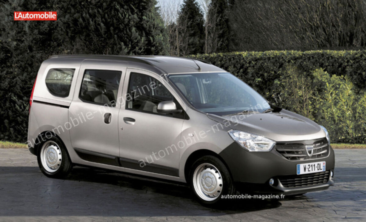 FOTO Dacia anunţă două noi modele: Dokker, un vehicul polivalent de 5 locuri, şi Dokker VAN, versiunea utilitară