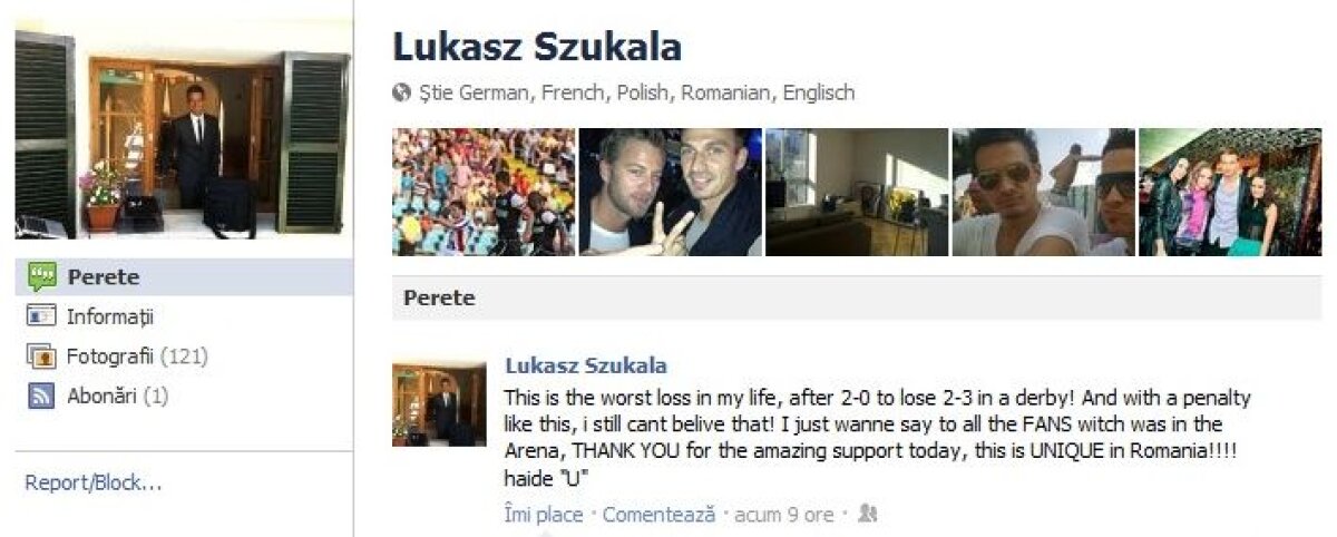 Szukala le cere scuze fanilor: "Vă mulţumesc pentru susţinere! Nu înţeleg cum am pierdut"
