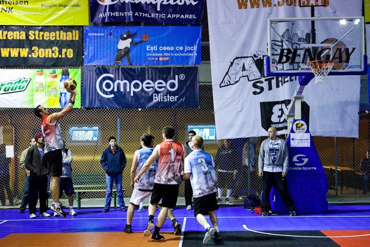Duminică plouă la propriu şi la figurat cu vedete la Sport Arena Streetball!