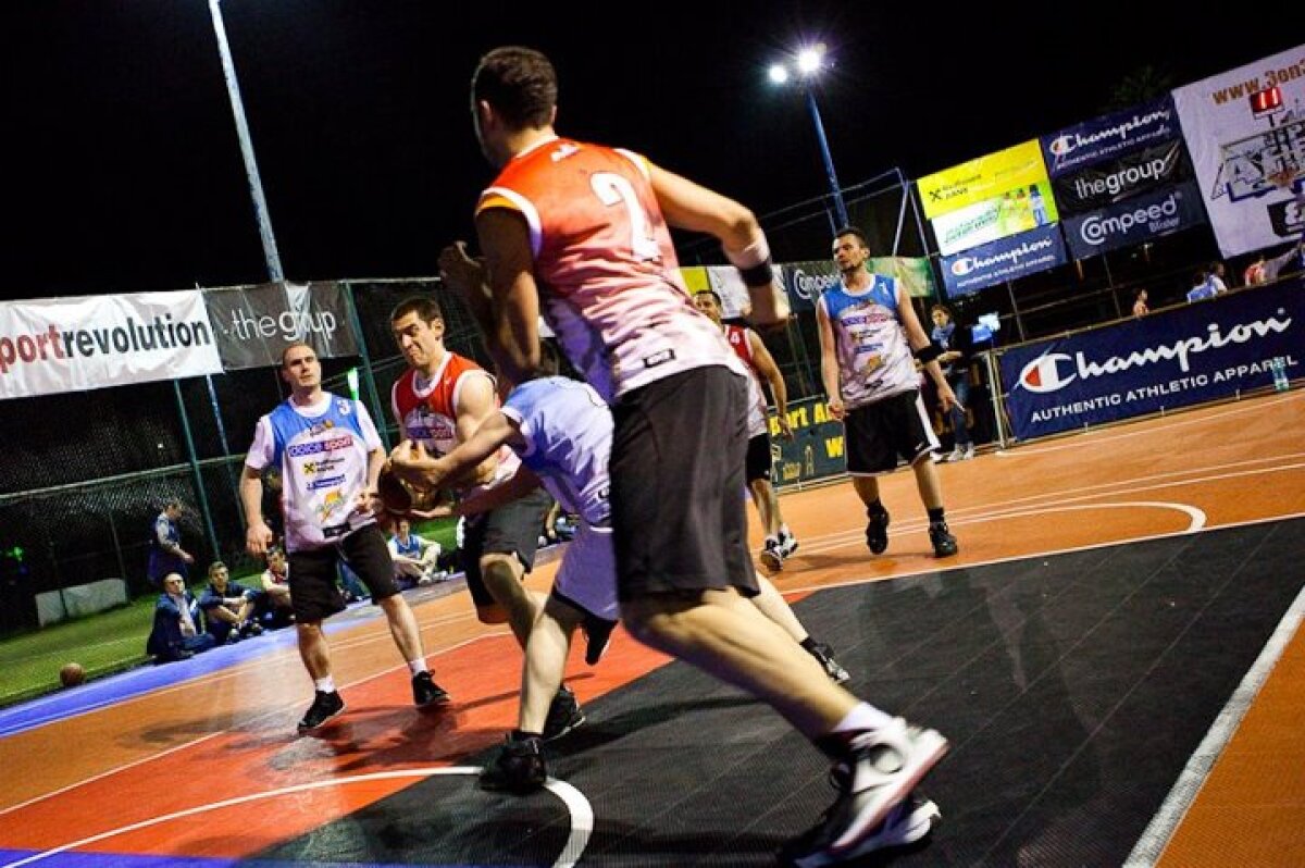 Duminică plouă la propriu şi la figurat cu vedete la Sport Arena Streetball!