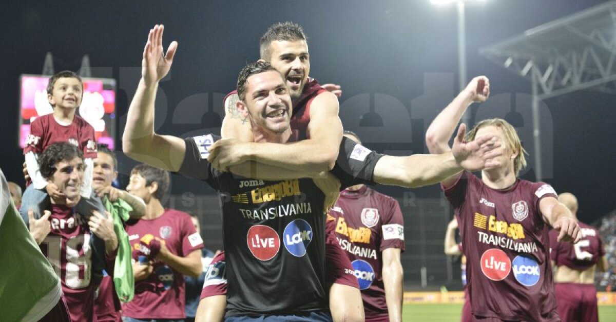 FOTO&VIDEO Liga e în provincie » CFR Cluj - Steaua 1-1 şi roş-albaştrii merg în Europa League, de pe locul 3