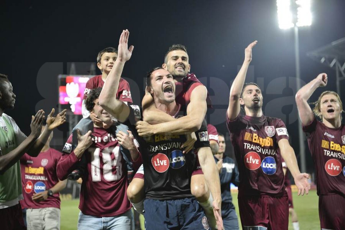 FOTO CFR Cluj a fost încoronată campioană » Iuliu Mureşan: ”Promitem titluri în continuare”