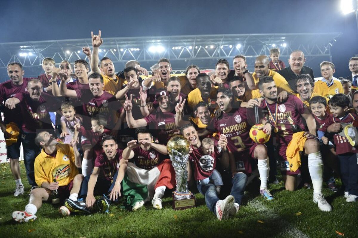 FOTO CFR Cluj a fost încoronată campioană » Iuliu Mureşan: ”Promitem titluri în continuare”