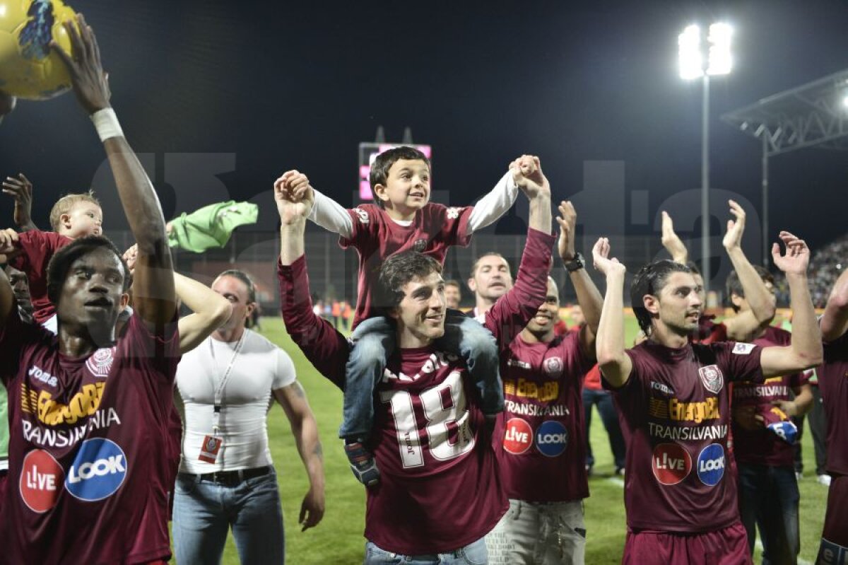 FOTO CFR Cluj a fost încoronată campioană » Iuliu Mureşan: ”Promitem titluri în continuare”