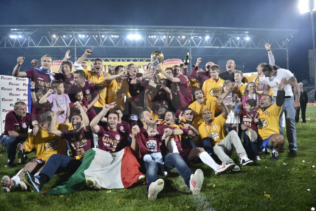 FOTO CFR Cluj a fost încoronată campioană » Iuliu Mureşan: ”Promitem titluri în continuare”