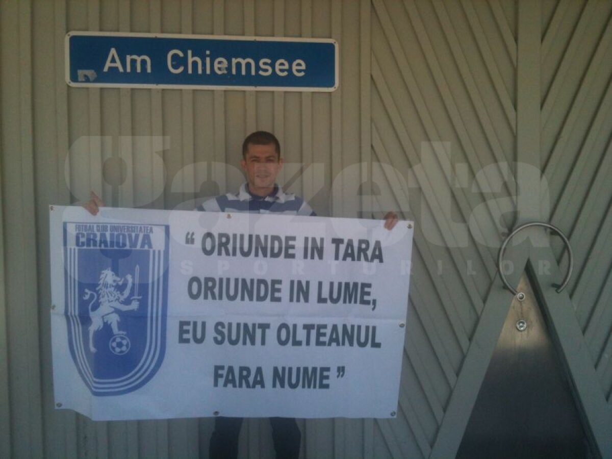 Fanii Universităţii nu renunţă la proteste » Mesajele unui suporter craiovean la finala Ligii Campionilor