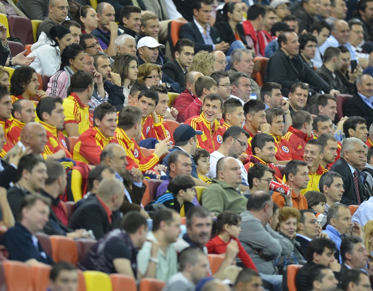 Suporteri de lux la finala Cupei » Rapid şi Dinamo au fost susţinute de componenţii naţionalei României