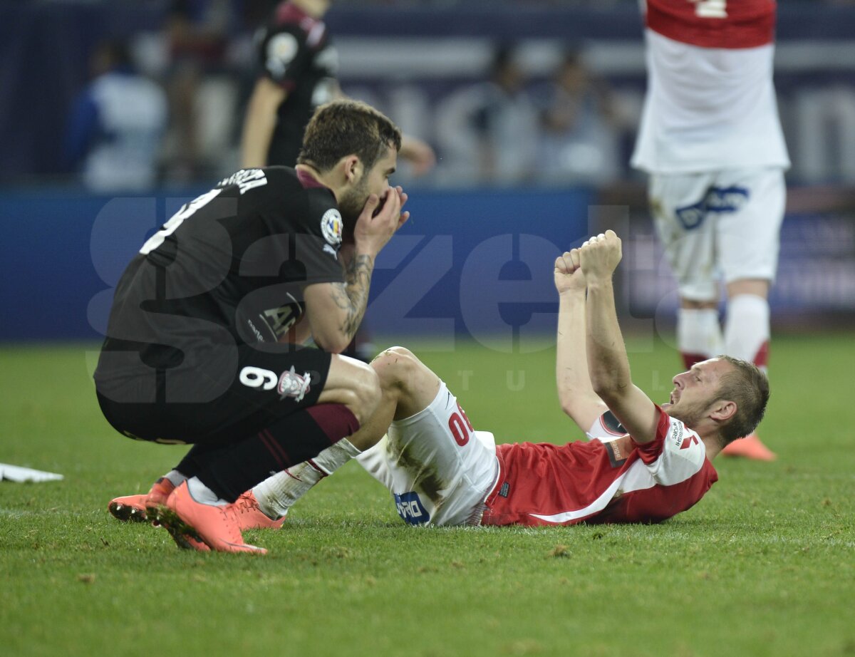 Galerie foto » Dezamăgire fără margini » Rapidiştii au plîns amar după ce au pierdut Cupa