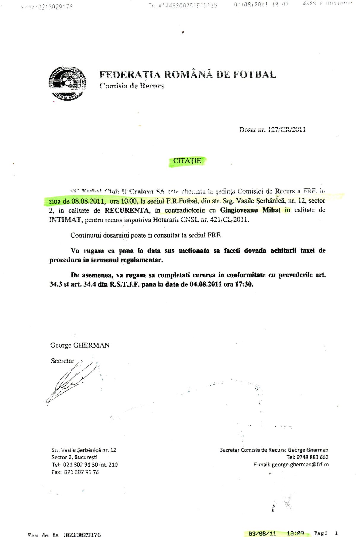 Mititelu acuză FRF şi LPF : "Acum vă prezint documentele reale. Avem două Federaţii şi două Ligi!"