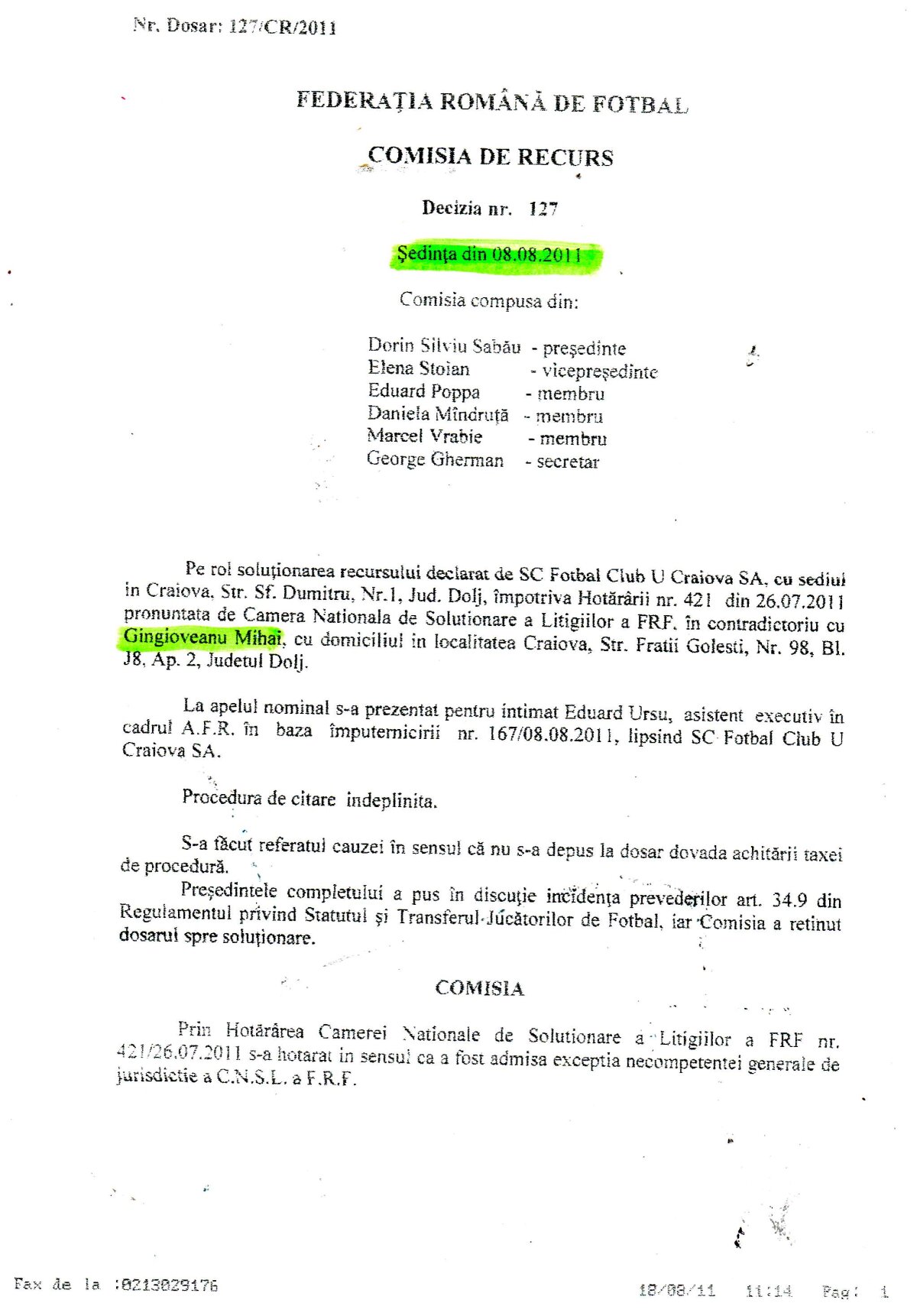 Mititelu acuză FRF şi LPF : "Acum vă prezint documentele reale. Avem două Federaţii şi două Ligi!"