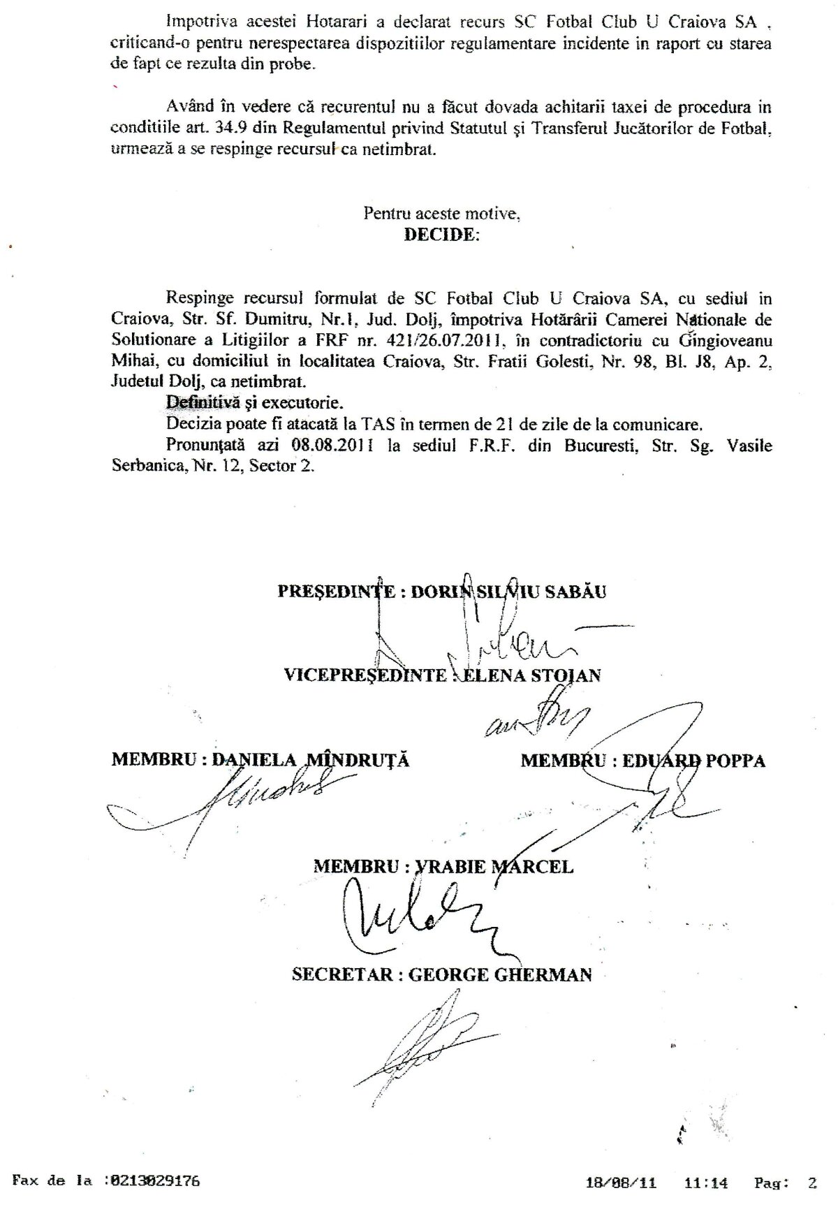 Mititelu acuză FRF şi LPF : "Acum vă prezint documentele reale. Avem două Federaţii şi două Ligi!"