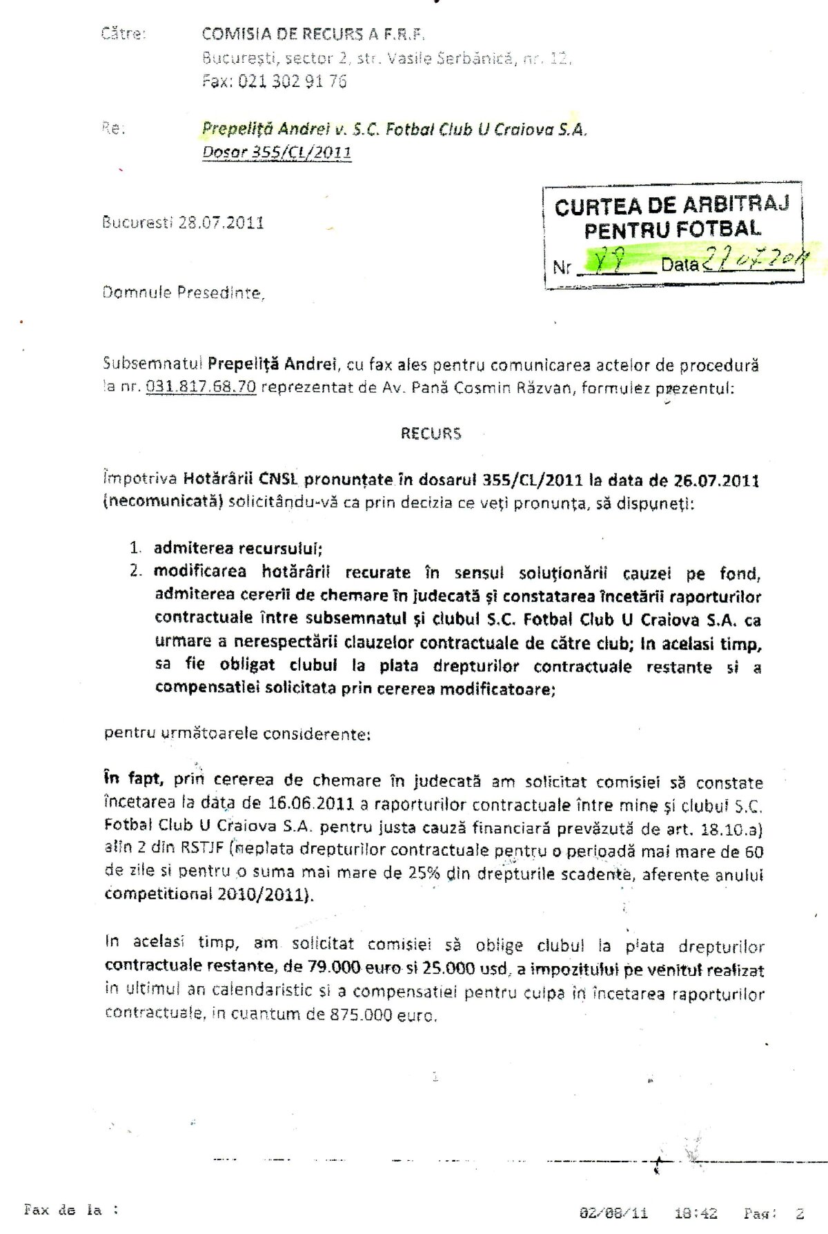 Mititelu acuză FRF şi LPF : "Acum vă prezint documentele reale. Avem două Federaţii şi două Ligi!"