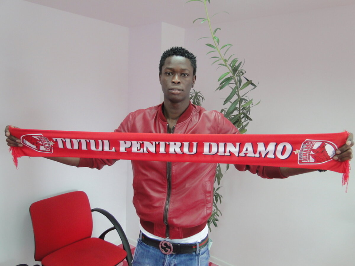 FOTO Issa Ba e oficial "cîine": "Vreau un trofeu cu Dinamo!"