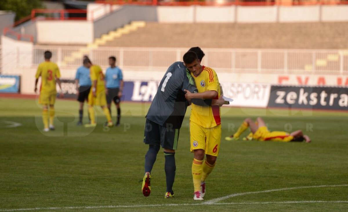 FOTO Bute, varianta Novi Sad » "Tricolorii" U19 au fost făcuţi KO de sîrbi în meciul decisiv pentru calificarea la Euro
