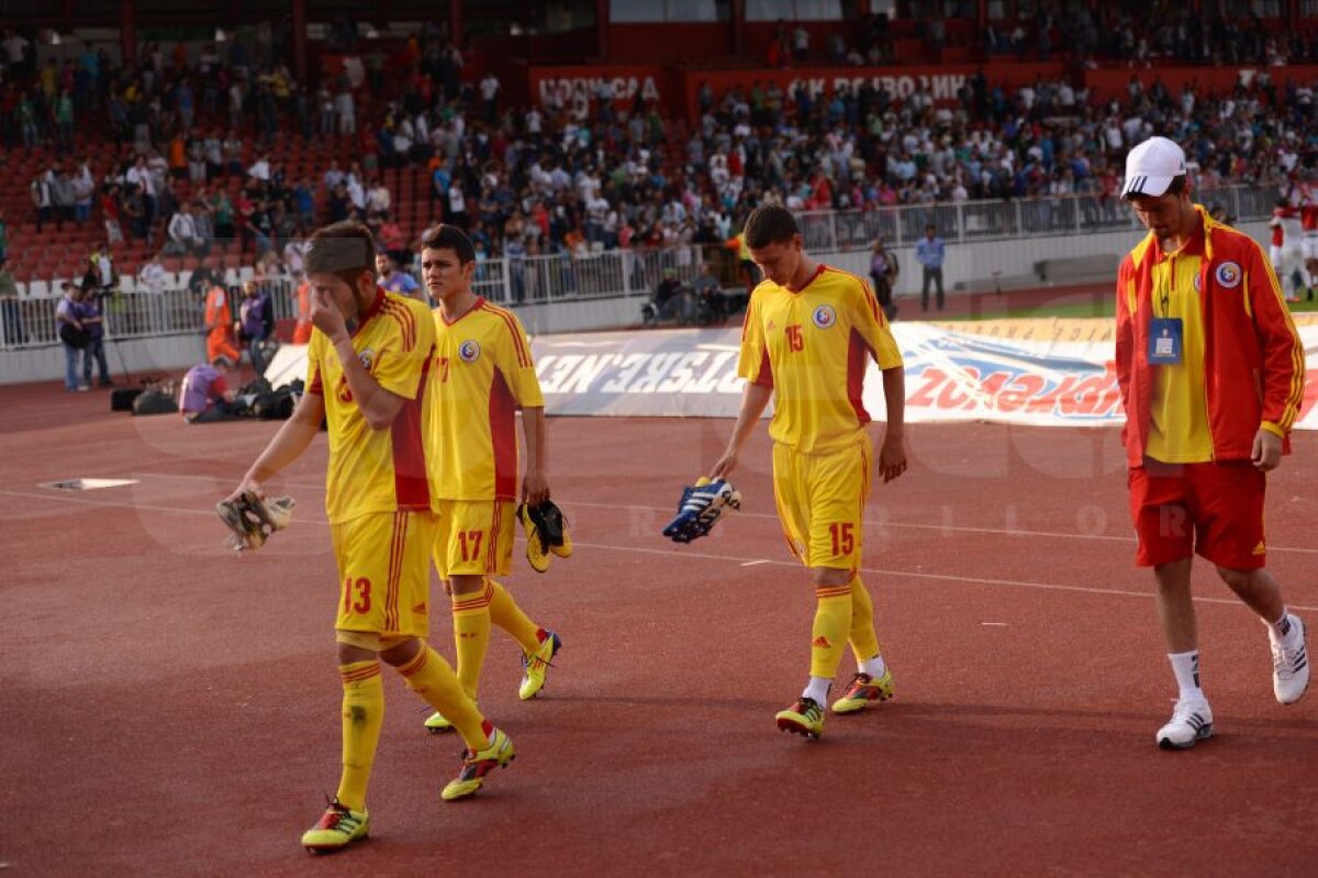 FOTO Bute, varianta Novi Sad » "Tricolorii" U19 au fost făcuţi KO de sîrbi în meciul decisiv pentru calificarea la Euro
