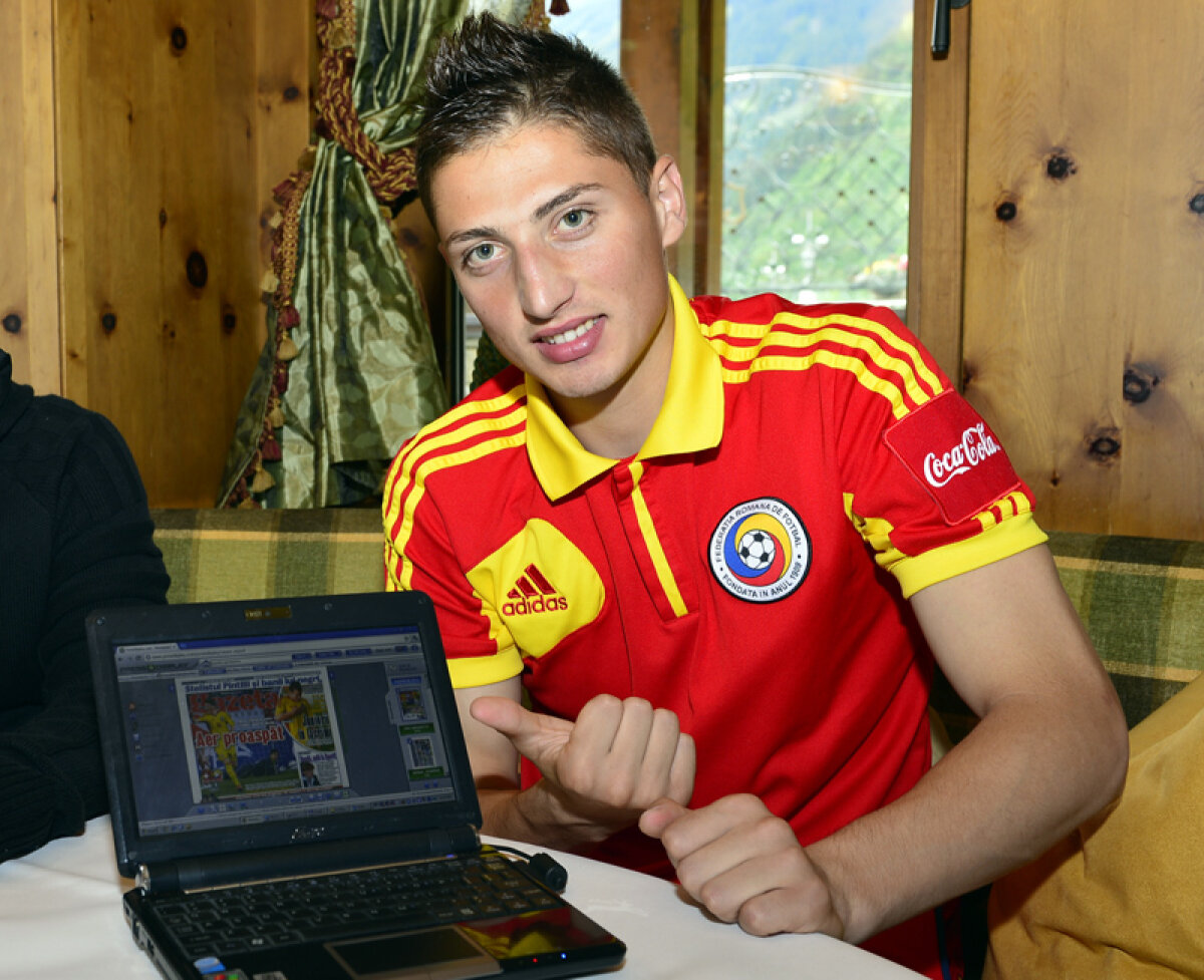 Grozav, omul-momentului de la "naţională": "Îmi place să fiu pe pagina întîi"