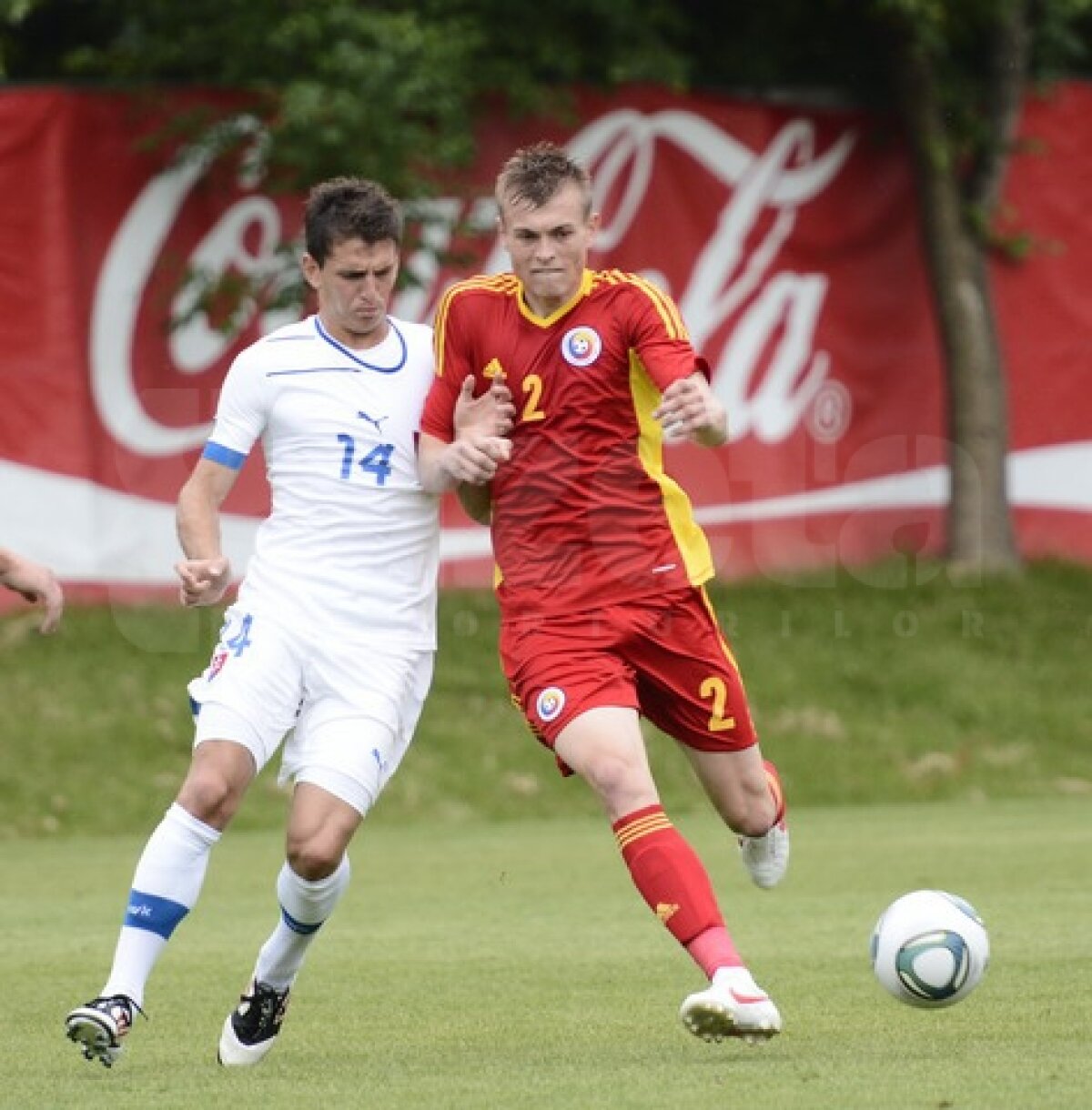 FOTO România - Slovacia 2-0 » Tricolorii mici trebuie să bată Letonia şi Slovacia să nu învingă Franţa