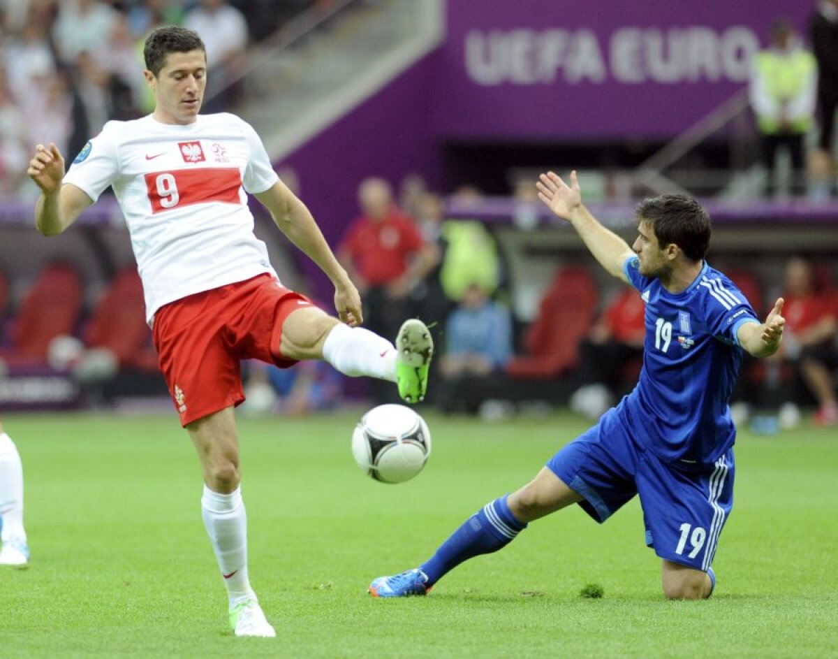 Thriller la debut » Polonia - Grecia 1-1, într-un meci cu două eliminări