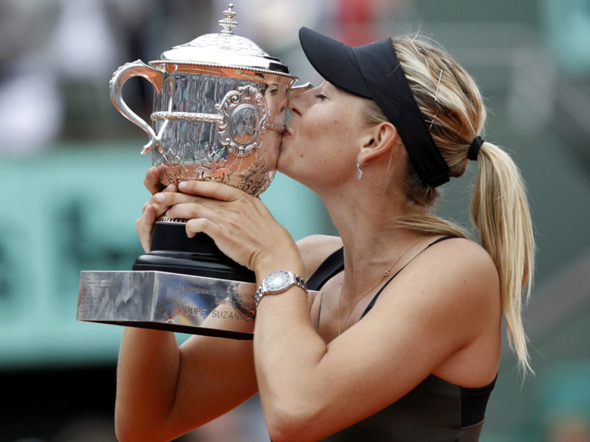 De 4 ori Maria » Şarapova şi-a completat ieri vitrina cu trofee de Mare Şlem