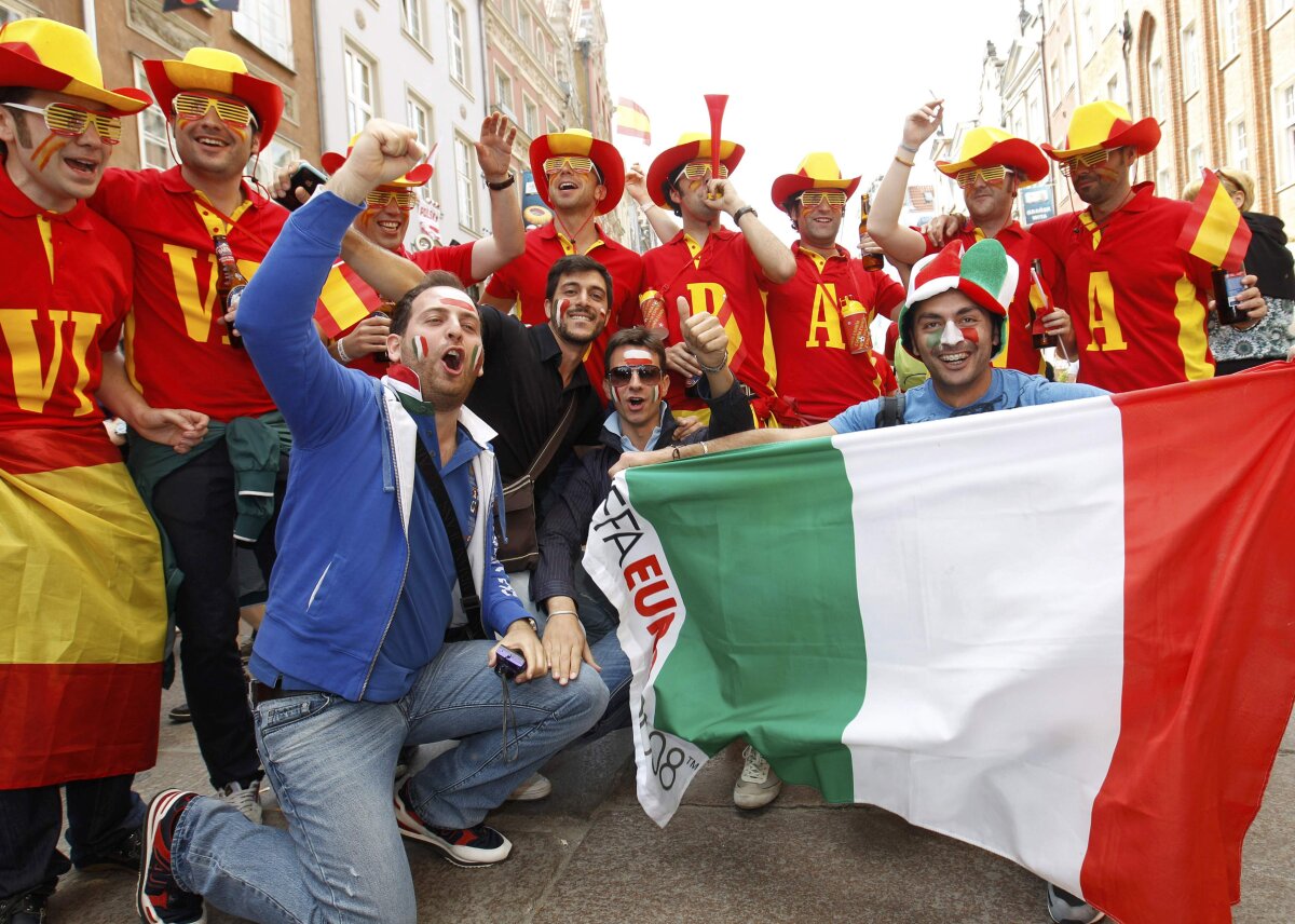 GALERIE FOTO Spania s-a împiedicat de curajoasa Italie, 1-1