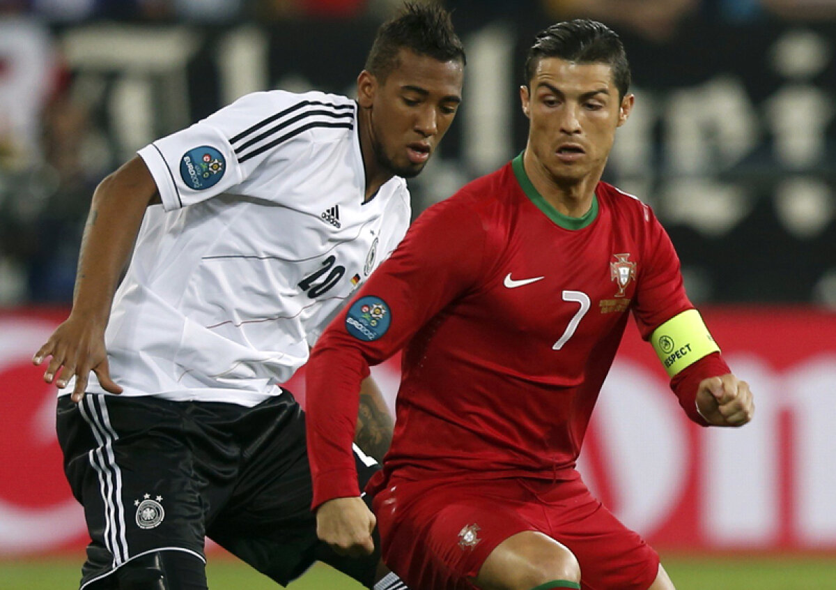 Metrosexualul » Ronaldo s-a afişat la meciul cu Germania cu o "freză" pe repriză
