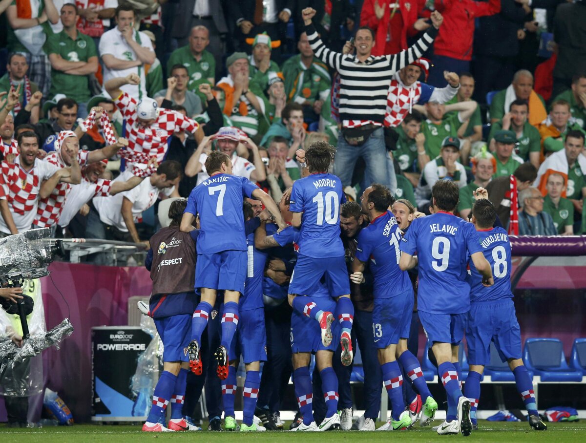FOTO » Croaţii n-au avut milă de Irlanda lui Trap, 3-1: Şi mai buni, şi mai norocoşi!