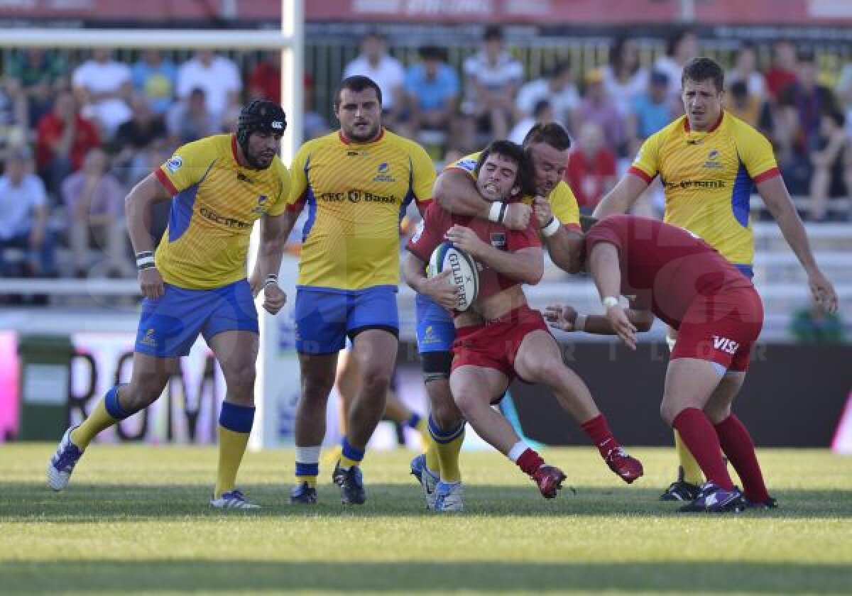 "Stejarii" au învins Argentina Jaguars şi luptă duminică pentru trofeul IRB Nations Cup