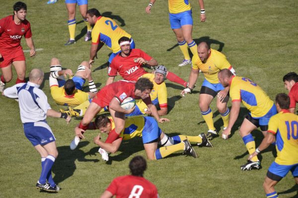 "Stejarii" au învins Argentina Jaguars şi luptă duminică pentru trofeul IRB Nations Cup
