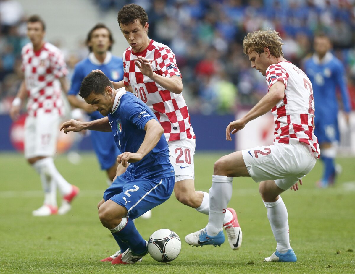 FOTO&VIDEO Italia şi Croaţia au încheiat la egalitate, 1-1, şi complică situaţia în grupa C