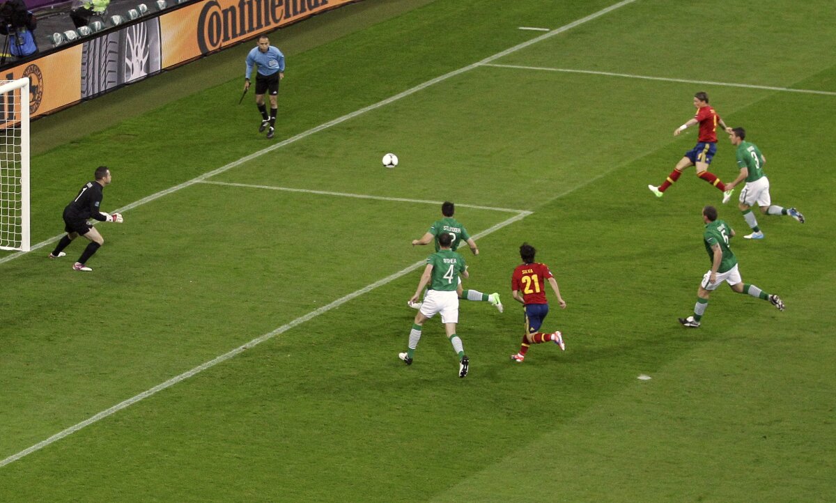 Spania a făcut instrucţie cu echipa lui Trapattoni, prima eliminată de la Euro