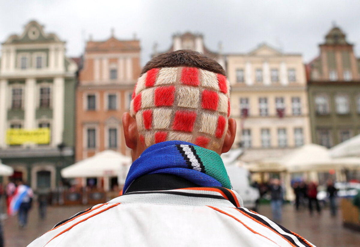 FOTO Galeria superlativelor! Croaţia are cei mai NEBUNI, cei mai FRUMOŞI, cei mai MULŢI fani de la Euro