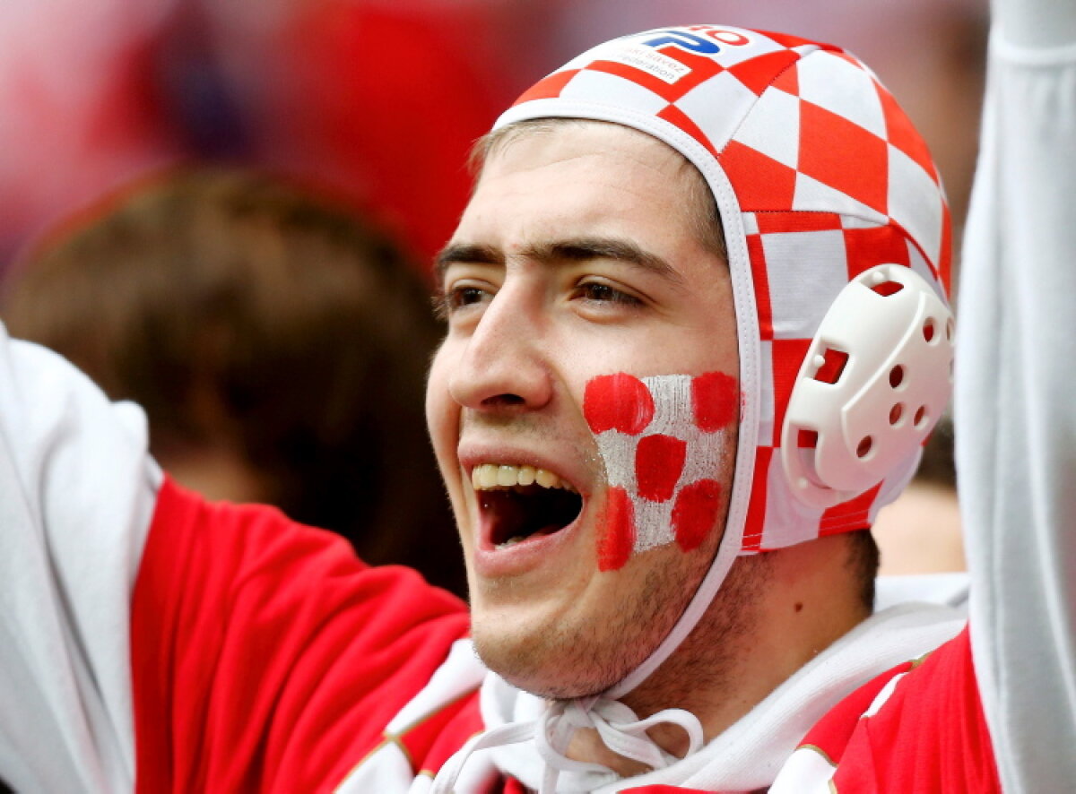 FOTO Galeria superlativelor! Croaţia are cei mai NEBUNI, cei mai FRUMOŞI, cei mai MULŢI fani de la Euro