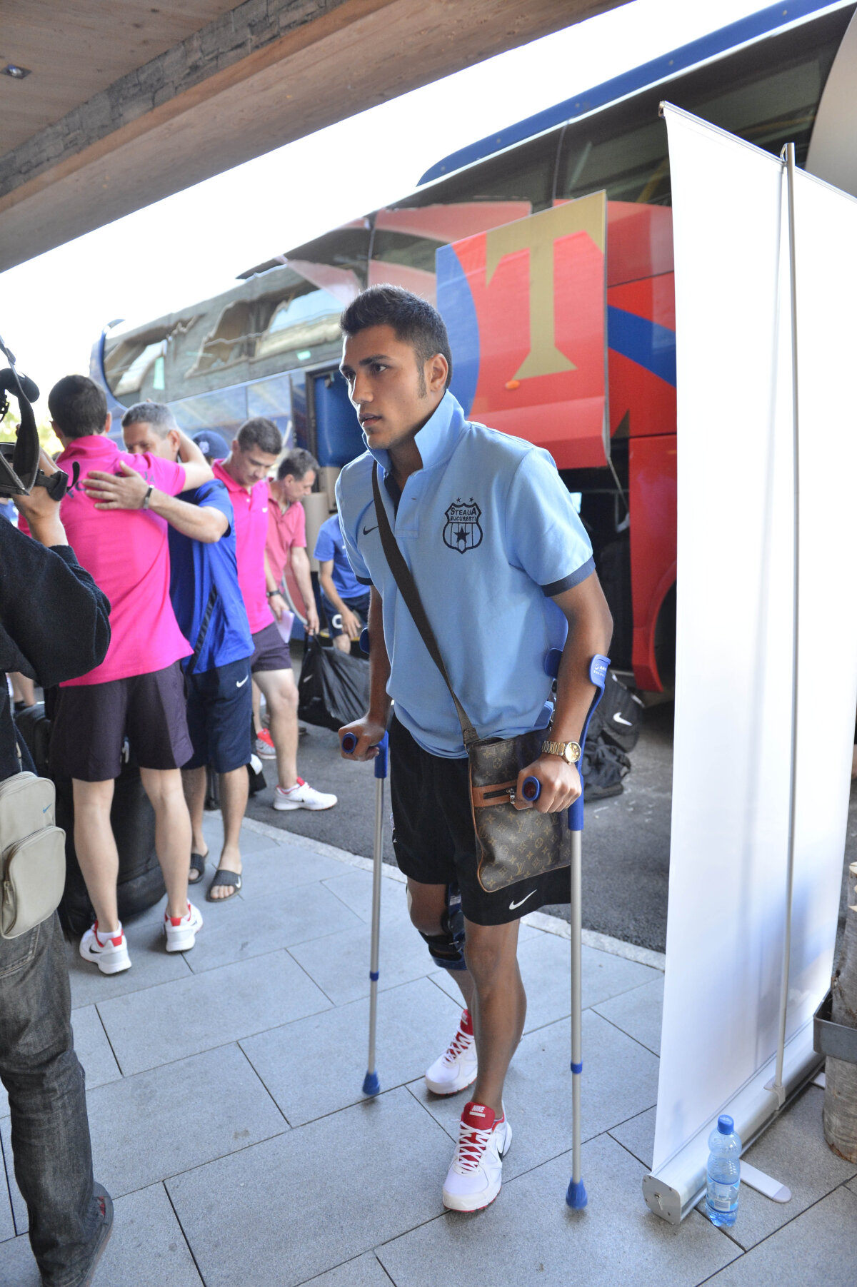 FOTO Steaua a ajuns în cantonamentul din Austria. Vezi primele imagini de la sosire