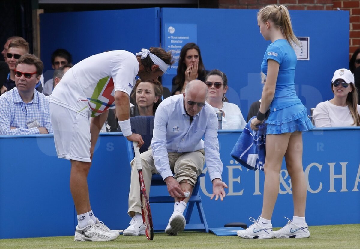 VIDEO Furie nebună! » Nalbandian descalificat în finala de la Queen's după ce a lovit un arbitru