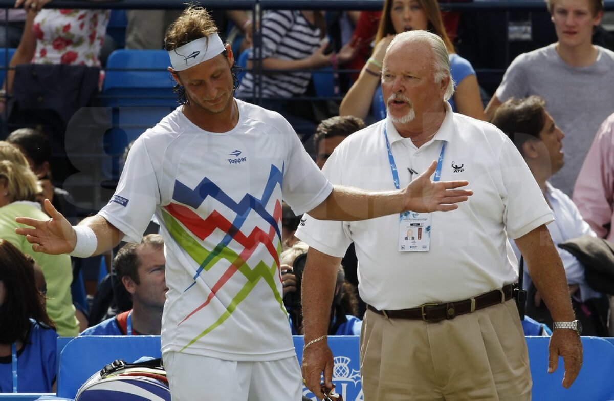 VIDEO Furie nebună! » Nalbandian descalificat în finala de la Queen's după ce a lovit un arbitru