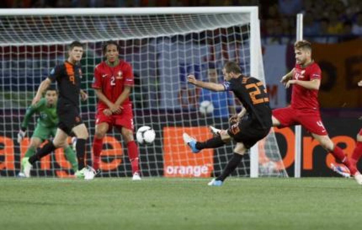 Portocala stricată » Portugalia 2-1 Olanda » "Batavii" părăsesc EURO 2012 fără a cîştiga vreun punct