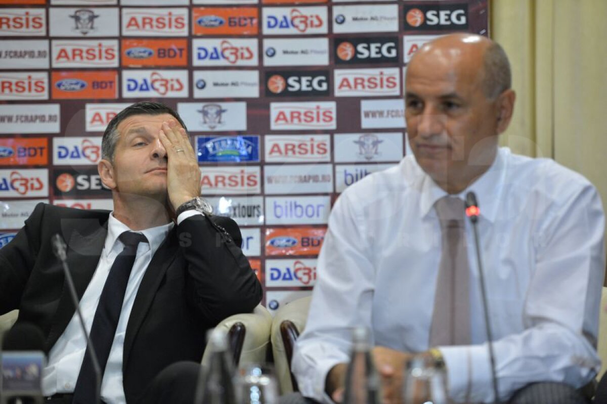 FOTO&VIDEO Rapidiştii şi-au prezentat achiziţiile » Sabău: "Mi-am pierdut vocea negociind cu domnul Copos"  :)