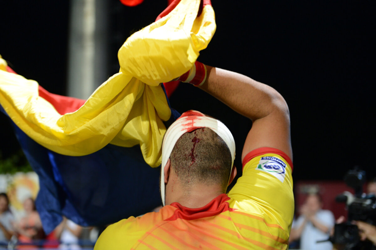 13 copci pentru România » Viorel Lucaci şi-a spart capul în finala cu Italia