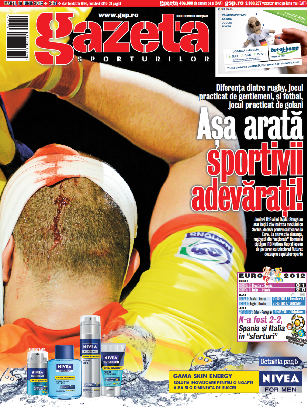 13 copci pentru România » Viorel Lucaci şi-a spart capul în finala cu Italia