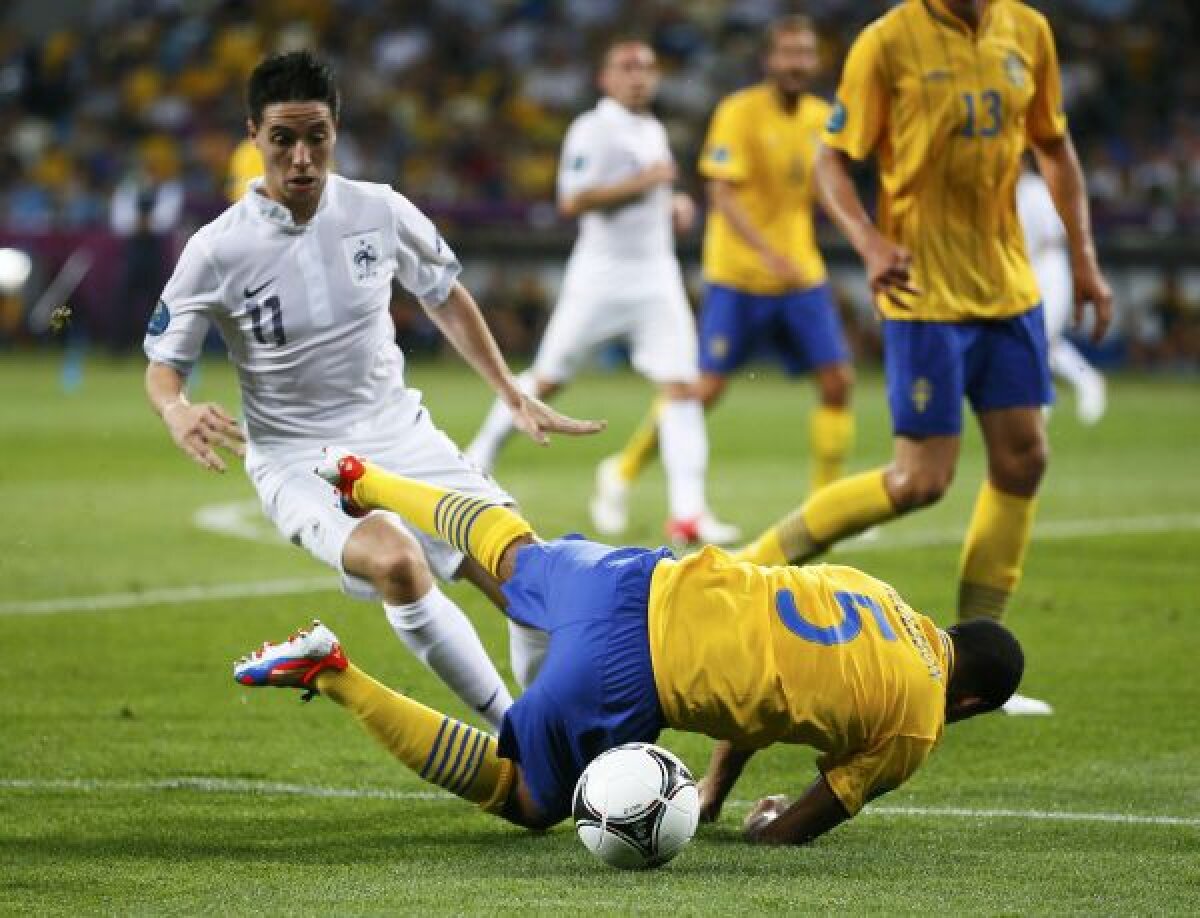 VIDEO + FOTO Tîrîş spre sferturi » Franţa a fost învinsă de Suedia după un joc slab, dar merge mai departe