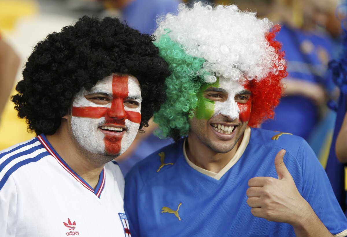 FOTO Show istoric, dar puţini fanatici » 20.000 de scaune goale la Anglia-Italia!
