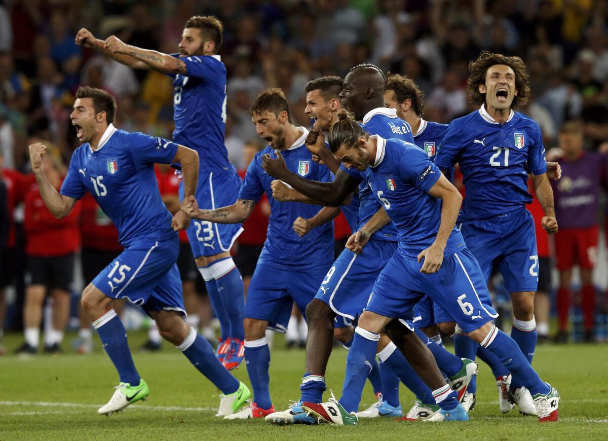 Anglia - Italia 2-4 » "Squadra Azzurra" ajunge în semifinale după loviturile de departajare