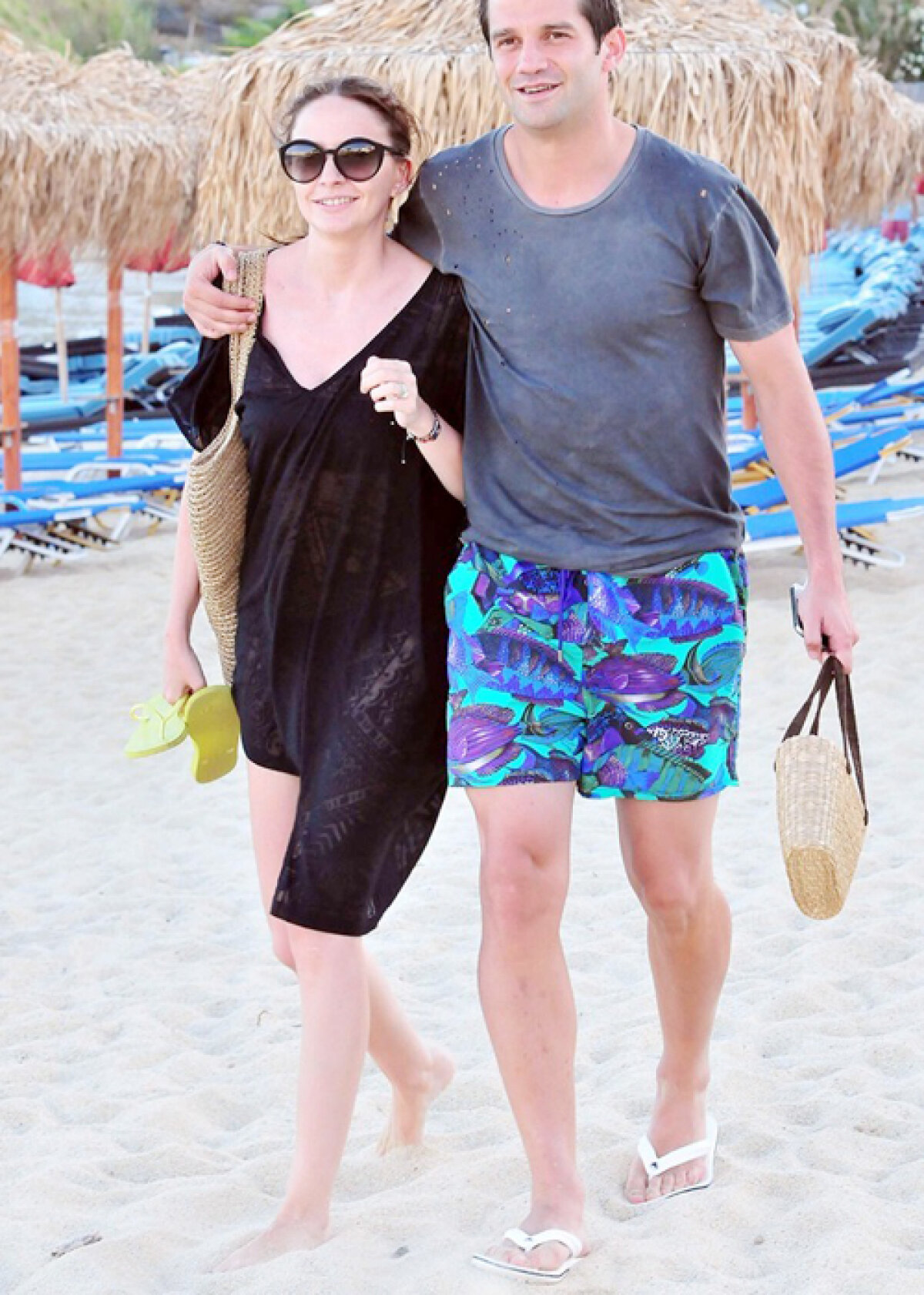 FOTO Evadare în Grecia » Vacanţă de vis pentru Chivu şi familia sa