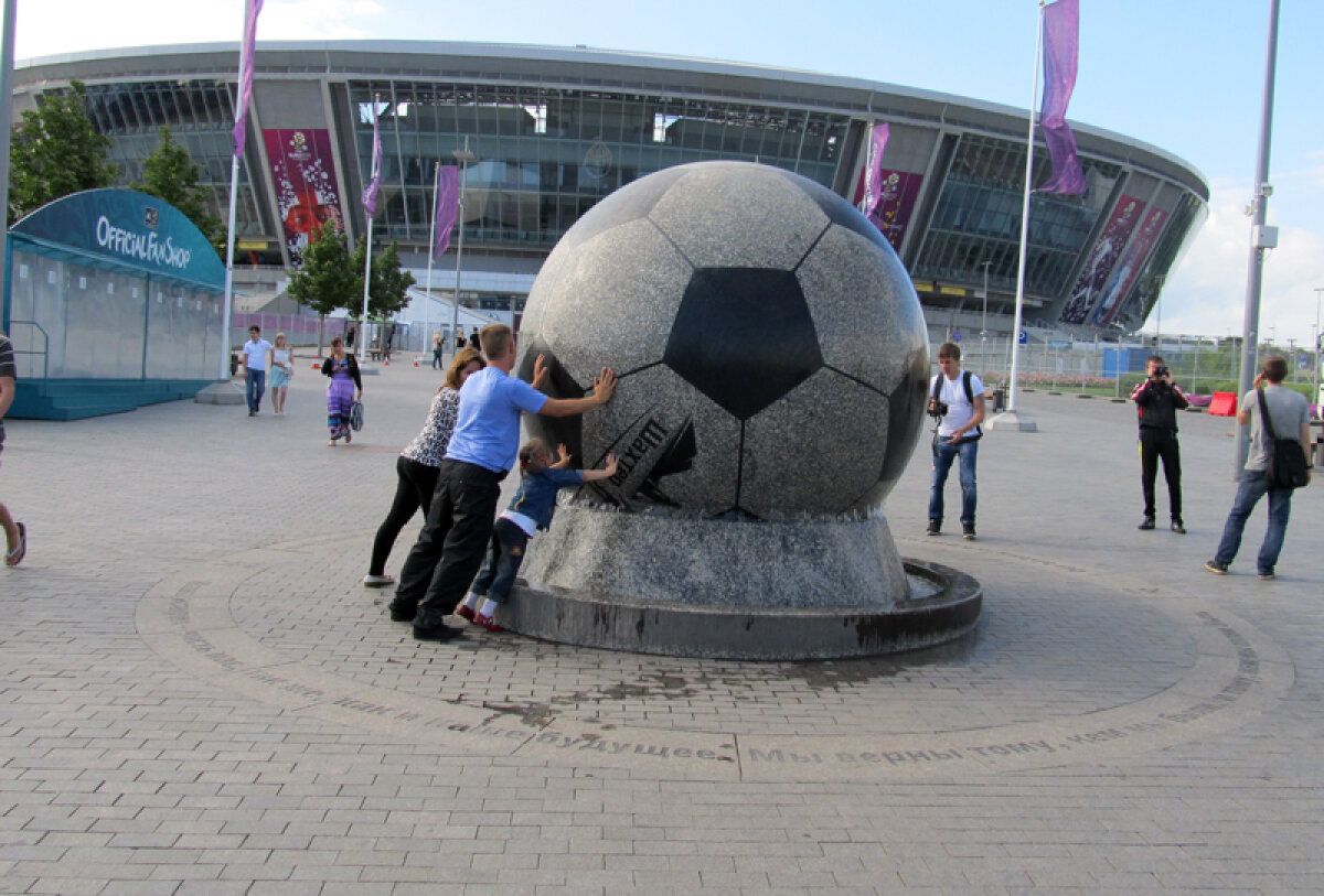 FOTO Aici sînt banii lui Ahmetov! » Cum arată un stadion cu 66 de milioane mai scump decît Arena Naţională