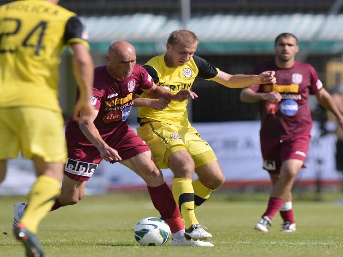 FOTO CFR Cluj - Sparta Praga 0-1 » Primul adversar greu aduce şi prima înfrîngere pentru campioana României