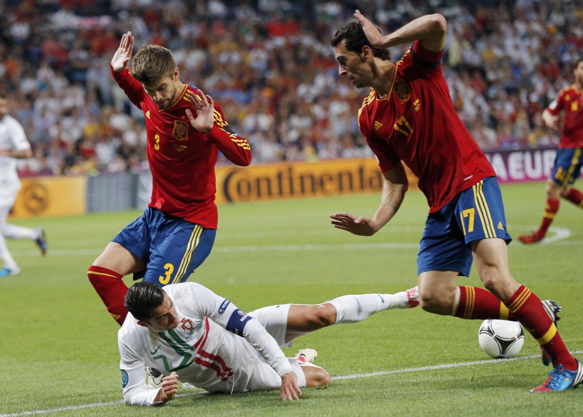 Îşi apără trofeul: Spania e iar în finală după ce a trecut de Portugalia abia la penaltyuri