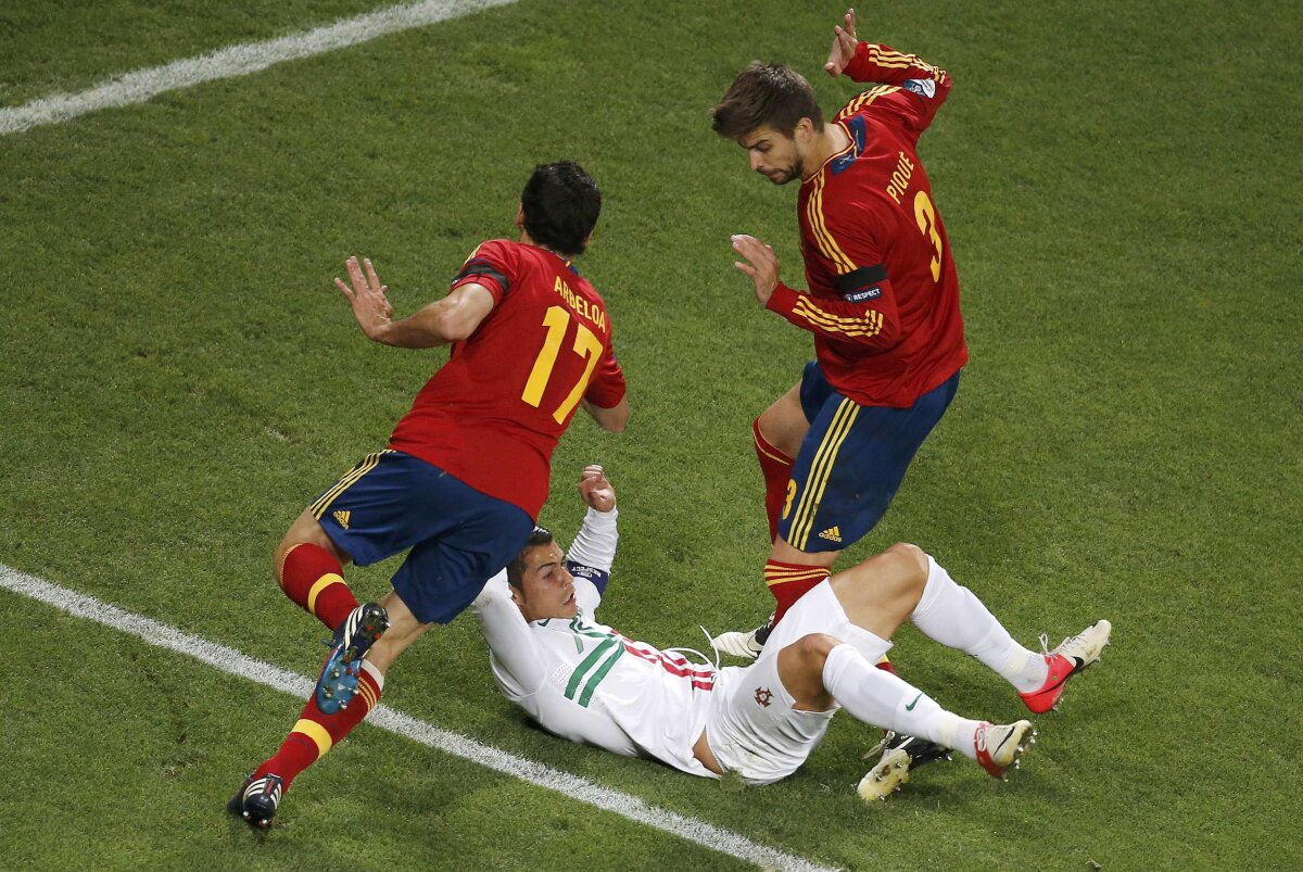 Îşi apără trofeul: Spania e iar în finală după ce a trecut de Portugalia abia la penaltyuri
