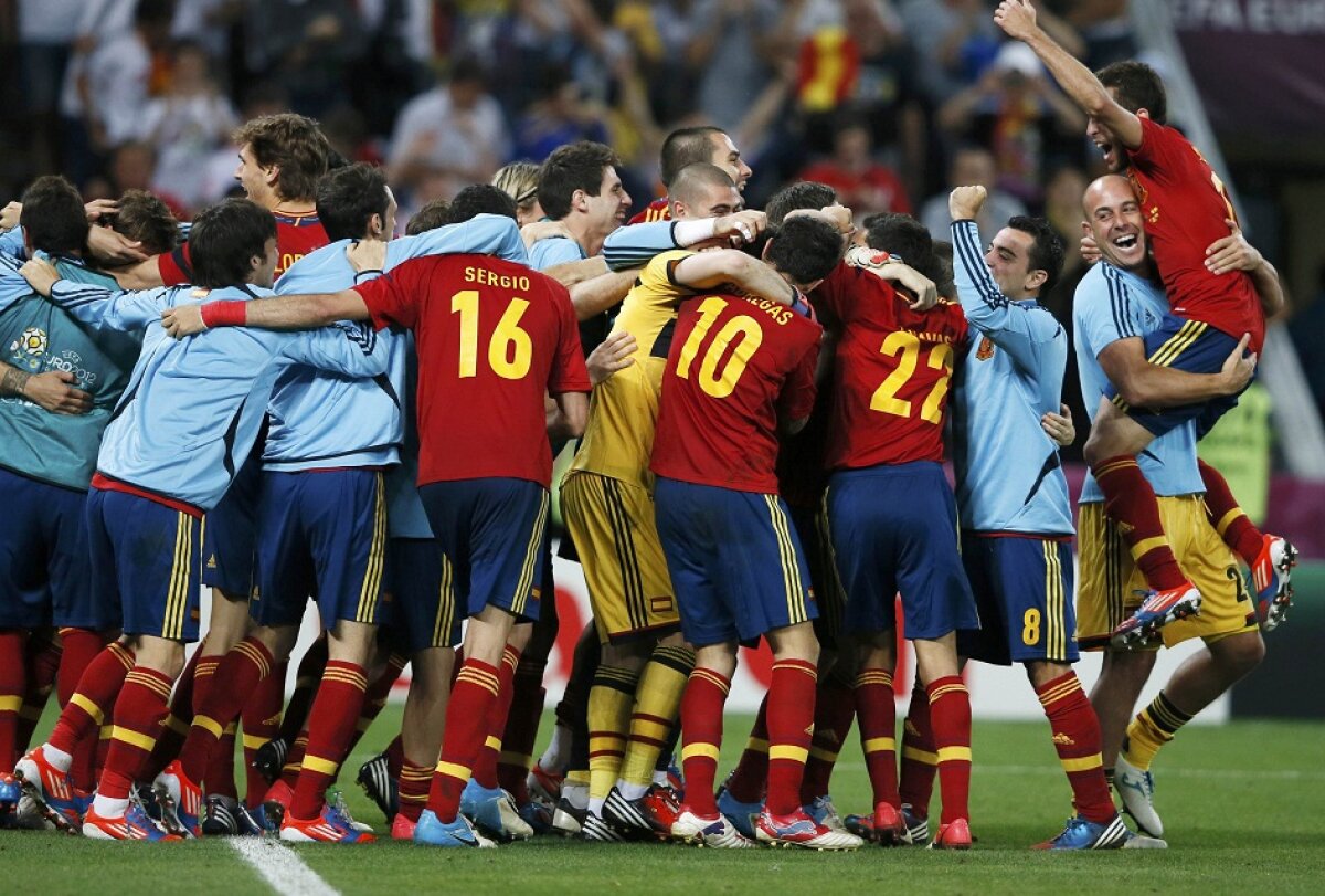VIDEO + FOTO Hat-trick! » Spania este pentru a treia oară la rînd într-o finală: CE 2008 - CM 2010 - CE 2012