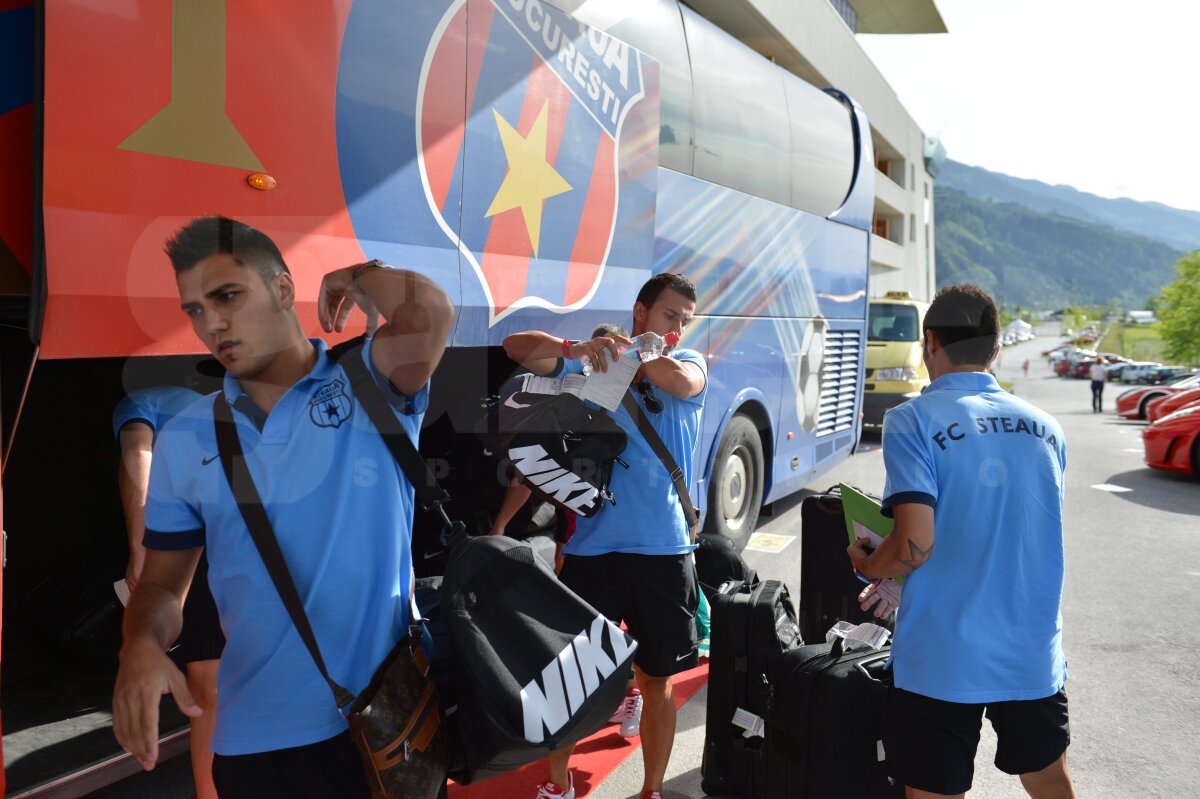 GALERIE FOTO » Steaua a ajuns la Kaprun pentru al doilea stagiu de pregătire