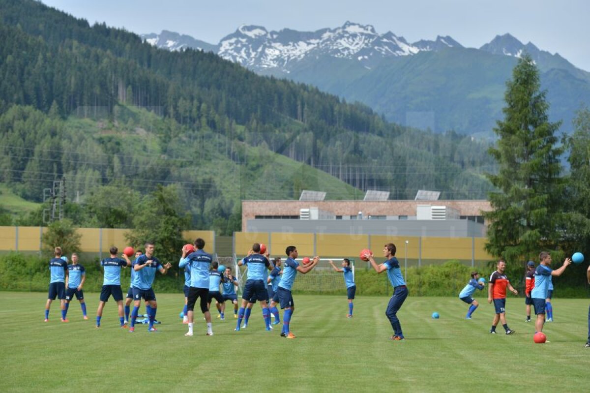 FOTO Georgievski contra Tănase » Macedoneanul s-a mişcat bine la primul antrenament cu Steaua